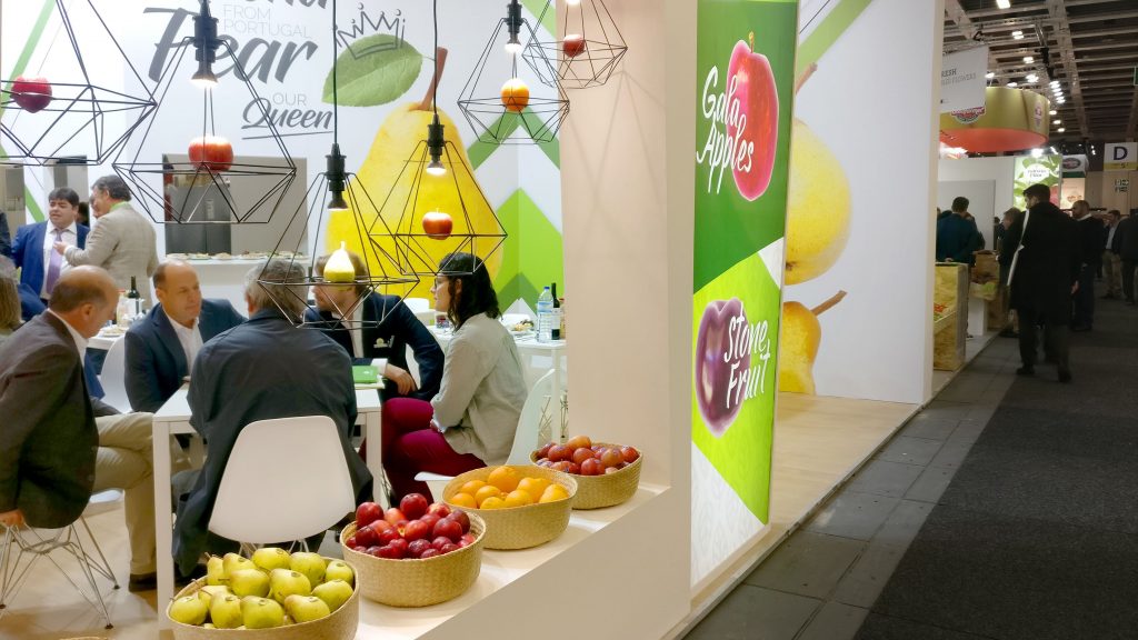 TriPortugal, Granfer, Coopval @ FRUIT LOGISTICA | A stand by Bleach Global — at FRUIT LOGISTICA.