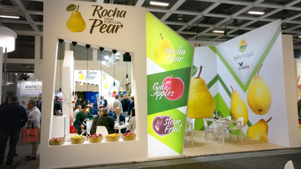 TriPortugal, Granfer, Coopval @ FRUIT LOGISTICA | A stand by Bleach Global — at FRUIT LOGISTICA.