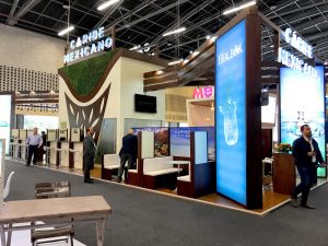 Caribe Mexicano @ Anato Nacional A stand built by Bleach Global — at Corferias.