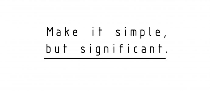 Make it Simple