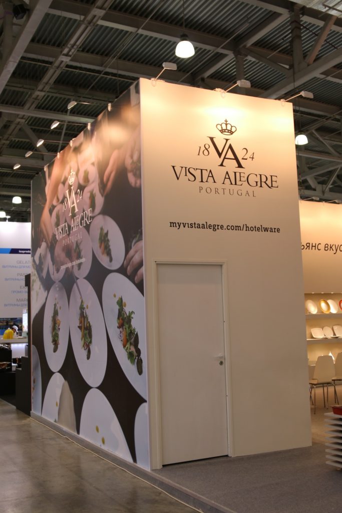 Vista Alegre @ PirShow 2014 A stand built by Bleach Global at Crocus Expo, Moscow